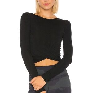 Alo Yoga Cover Twist Front Long Sleeve Top